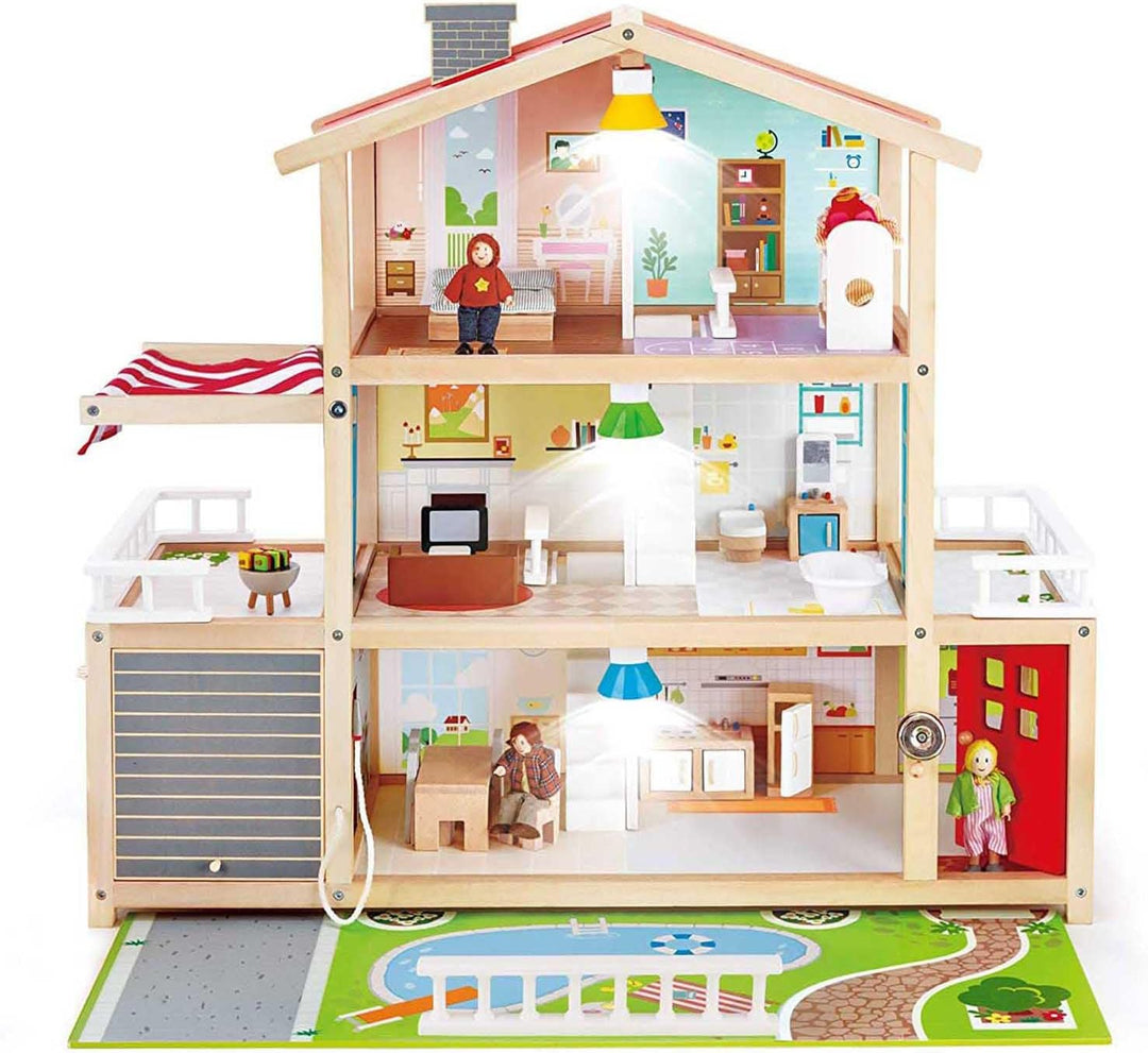 Hape Wooden Family Mansion Dollhouse